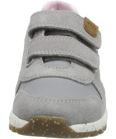 Geox Girl's B Alben C Sneakers - 7 UK - Grey | Lightweight & Breathable Footwear - Buy Online on GoSupps.com