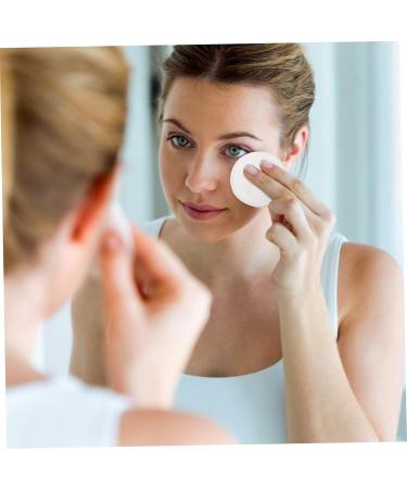 FOMIYES 1 Set Cleansing Pad Reusable Rounds for Face Skincare Cleaning Cotton Eye Makeup Remover Pad Cosmetic Sponge Makeup Sponge Makeup Remover Puff White Chest Pad Make up - Buy Online on GoSupps.com