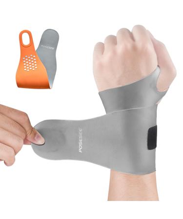 Ultra-Thin Elastic Wrist Brace Wrist Wraps 1 PCS Compression Wrist Straps Wrist Support for Carpal Tunnel Arthritis Tendonitis Sprains Wrist Pain Soft Wristband Fits Both Hands
