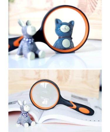 Magnifiers for Craft Work Reading Magnifier Comfortable Rubber Handles Reading Books Reading Newspapers Children's Reading Portable Anti-Scraping Glass Better Life - Buy Online on GoSupps.com
