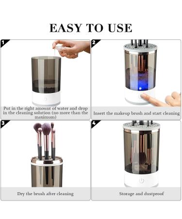 Buy Hojalis Electric Makeup Brush Cleaner Dryer | Automatic USB Deep Cleaning Device with English Instructions | International Shipping Available - Buy Online on GoSupps.com