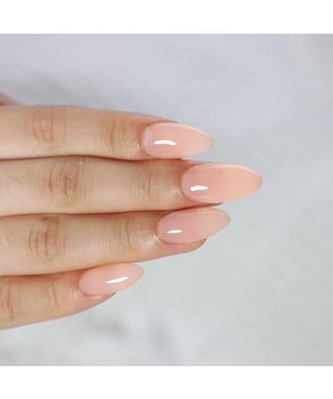 FZANEST Natural Nude Builder Gel For Nails Builder Base Sheer Color Gel Nail Polish Brush On Builder Extension Gel in a Bottle Soak Off French Manicure15ml Natural Blush Pink - Buy Online on GoSupps.com
