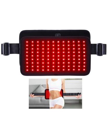DGYAO Red & Near Infrared Light Therapy Belt with Pulse Mode, Light Therapy Device for Body Pain Relief Wearable Therapy Light Wrap with Timer for Back Joint Muscle Pain Max 51" S22 Pad