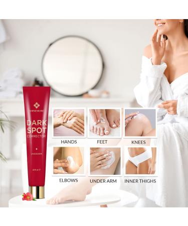 Dark Spot Corrector Cream for Body, Underarms, Elbows, Neck, Legs, Inner Thighs & Intimate Areas - Dark Spot Remover Treatment - Buy Online on GoSupps.com