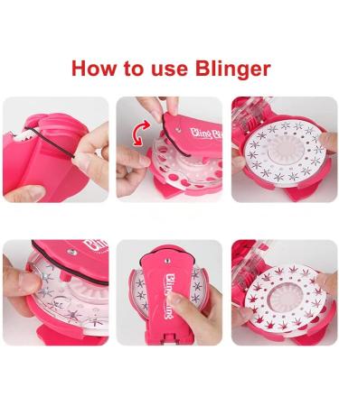 Bedazzle your Hair with Glam Collection Deluxe Set - Hair Bedazzler Kit with Rhinestones - Includes Styling Tool & 180 Gems - Perfect Gift for Girls - Pink - Buy Online on GoSupps.com