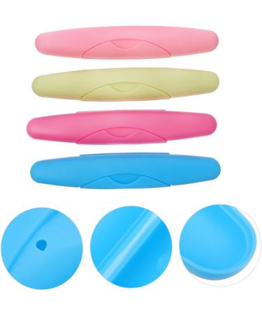 Charming 4-Piece Portable Toothbrush Set | Travel-Friendly Storage & Protection Accessories - Buy Online on GoSupps.com