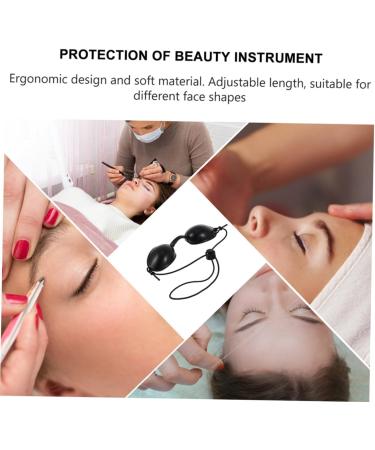 Angoily 1 Set Beauty Mask Bed Glasses Sunglasses Patch Sun Safety Goggles Supplies Bed Eyewear Protector 14X1.5CM Black - Buy Online on GoSupps.com