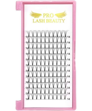 6D-D-0.10-11mm Pre Made Fan Eyelash Extensions - Short Stem Russian Volume Lashes 0.07/ 0.10 - 11mm - Buy Online on GoSupps.com