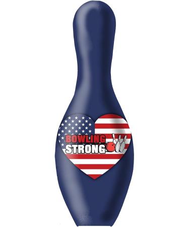 Bowling Strong USA Heart Bowling Pin - High-Quality and Patriotic Design - Buy Online on GoSupps.com