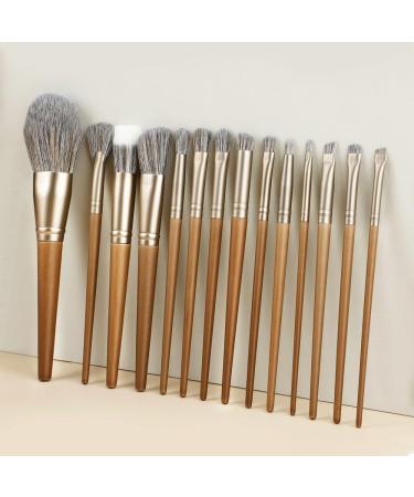 14 Piece Makeup Brush Set - Ultra Soft Eye Shadow & Detail Brushes for Flawless Application | International Shipping Available - Buy Online on GoSupps.com