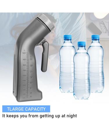 Unisex 1000ML Urine Bottle for Men & Women - Travel Urinal with Lid | Ideal for Camping & Car Travel - Buy Online on GoSupps.com