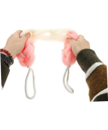 Shop Healeved 3pcs Long Bath Pouf for Men | Shower Gel & Back Scrubber | Soft Braided Loofah Sponge - Buy Online on GoSupps.com