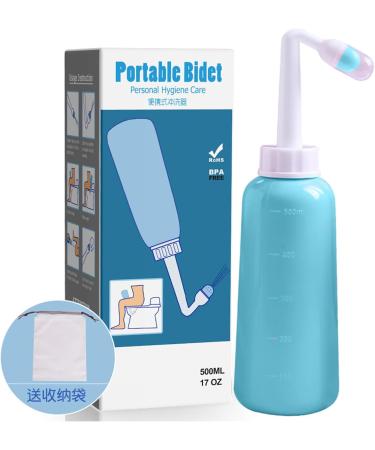 Oueyfer Portable Bidet Travel Bidet Attachment & Bottle for Hygiene Cleaning & Maternity Care - Buy Online on GoSupps.com