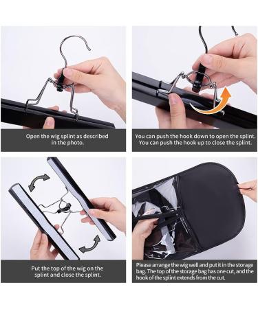 Wig Storage Bags with Hanger - 3 Pack Hairpiece Storage for Multiple Wigs - Portable Bag to Prevent Dust and Moisture - 2 Small (23.6 INCH) + 1 Large (31.5 INCH) - Buy Online on GoSupps.com