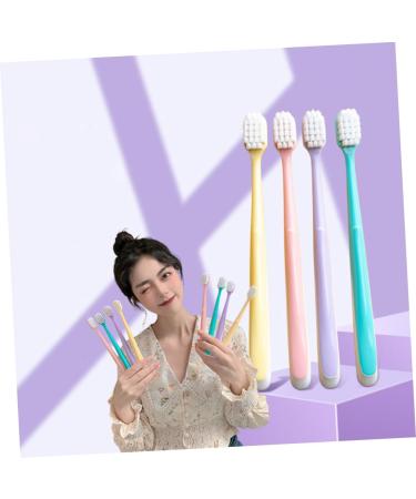 Seaesfoufu 4-Piece Soft Cotton Toothbrush Set - Portable Travel Toothbrushes for Adults - Ultimate Dental Care - Buy Online on GoSupps.com