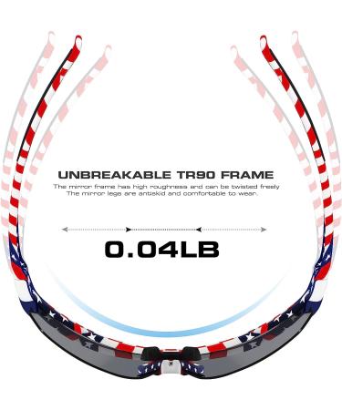 PSATCL Polarized Sunglasses | UV400 Outdoor Sports Sunglasses for Men and Women | Dark Blue Lens - Buy Online on GoSupps.com