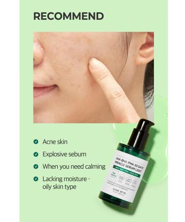 SOME BY MI AHA BHA PHA 30 Days Miracle Serum Light 50ml - Tea Tree Leaf Water - Smooth & Calming Serum for Oily Skin - Buy Online on GoSupps.com