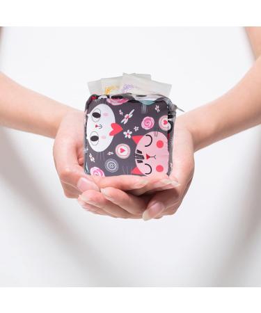 Shop Healeved 2S Aunts Towel Storage Bag for Women - Moon Pads Holder & Bandage Box - Travel & Breastfeeding Essential 13x13cm - Buy Online on GoSupps.com