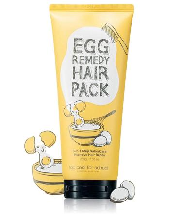 Too Cool for School Egg Remedy Hair Pack 7.05 oz (200 g)