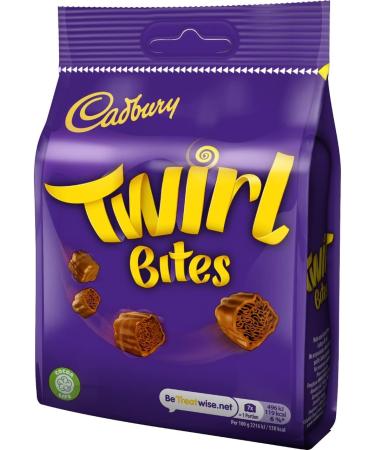  Cadbury Cadbury Twirl Sharing chocolate bag smooth milk chocolate swirls and swirles 109g (pack of 1) - Buy Online on GoSupps.com