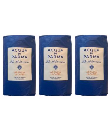 Acqua Di Parma Arancia Di Capri Blu Mediterraneo Wrapped Soaps 100 grams - Set of 3 - Buy Online on GoSupps.com