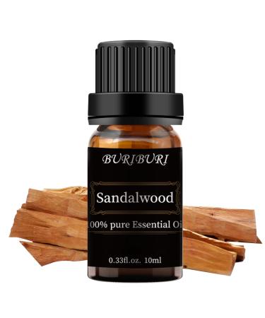 Sandalwood Essential Oil 100% Pure, Undiluted, Natural, Organic Aromatherapy Essential Oils 10ML