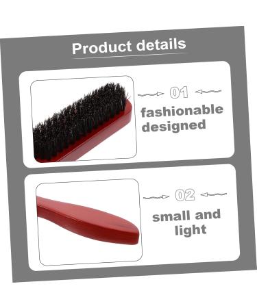 Baluue 2 sets Black Grooming Bristle Handy Brushes Straight Lip Comb Boar Mens Tools Scissor 1 g (Pack of 1) Assorted Colorx2pcs - Buy Online on GoSupps.com