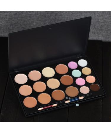 Roseflower 20 Colors Foundation Concealer Palette + 11 Makeup Brushes | Professional Highlight & Contour Kit | Perfect for All Skin Tones - Buy Online on GoSupps.com