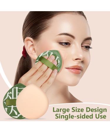 Auauy Green Makeup Sponge - Reusable & Washable Beauty Blender for Foundation & Loose Powder - Buy Online on GoSupps.com