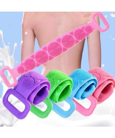 Bath Sponge 70cm Body Sponge Silicone Brush Bath Towel Shower Gel Bath Cleansing Brush Cleansing Brush Sponges Bath (Color : Pink) - Buy Online on GoSupps.com