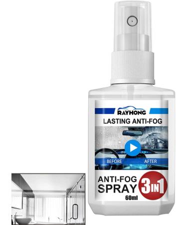 Jingling 5 PCs Anti-Fog Spray for Car Windows | 60ml Durable & Effective Solution for Windshields & Mirrors - Buy Online on GoSupps.com