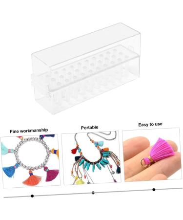 POPETPOP Nail Art Storage Box Nail Drills for Acrylic Nails Professional Drill Bits for Nails Hex Socket Organizer Nail Art Salon Goods Hex Magnetic Holder Nail Manicure Tool Abs - Buy Online on GoSupps.com