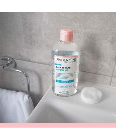 Diadermine Moisturizing Micelle Water 400ml - Aloe Vera Makeup Remover for Clean & Hydrated Skin - Buy Online on GoSupps.com