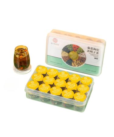 HQZMCTE Premium Ingredients Goji Berries Cassia Etc. Combined Herbal Tea 600 g (20 g x 30 g) / 21.16 oz