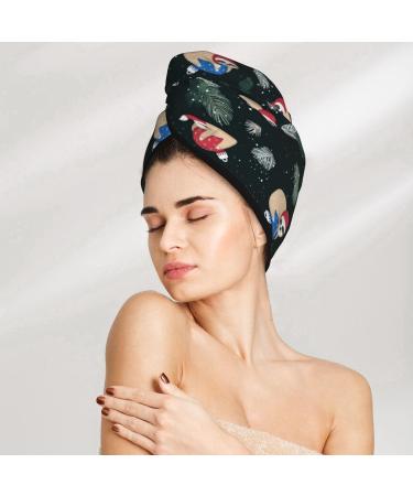 Hair Towel Wrap for Quick Drying - Baby Sloths Sleeping | Soft Towel Turban with Button for Effortless Hair Care - Buy Online on GoSupps.com