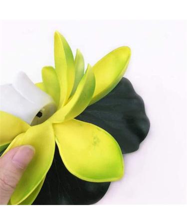 Yeehliny Floating Lotus Lights - LED Waterproof Solar Water Lily Night Lamp for Pool & Garden Decoration (2 Pack) - Buy Online on GoSupps.com