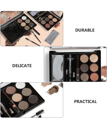 FOMIYES 1 Set Eyebrow Powder Set Girl Eyebrow Shaping Mold Tool Woman Cosmetic Abs Eyebrow Pencil - Buy Online on GoSupps.com