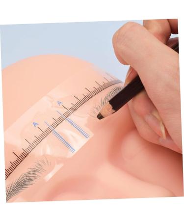 MAGICLULU 50pcs Women Stamp Template Rulers Sticker Ruler for Stencil Stencils Diy Eyebrow Tool Brow Shaping 18.00X3.80X0.10CM Blue - Buy Online on GoSupps.com