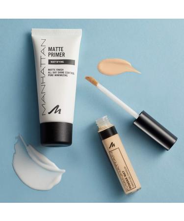 Buy Manhattan Powder Mat Camouflage Concealer 300 Medium - Matt Cr me for Dark Circles & Blemishes 7ml with Applicator | International Shipping - Buy Online on GoSupps.com