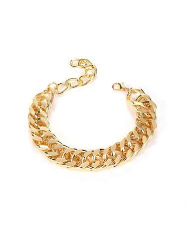 Chic Gold Chunky Necklace Choker Link Curb Chain - Stylish Gift for Women - Buy Online on GoSupps.com
