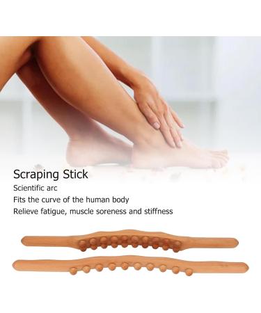 Buy Gua Sha Stick Set - 2 Wooden Massage Tools for Neck & Shoulder Relief | Relax & Rejuvenate - Buy Online on GoSupps.com