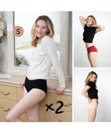 Noblood Period Underwear - Eco-Friendly Washable Cotton Briefs | Absorbs 2-3 Tampons | XXS to 3XL | Menstruation Comfort for Girls - Buy Online on GoSupps.com
