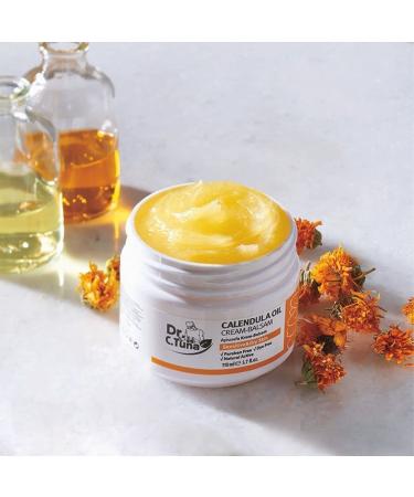 Farmasi Dr C Tuna Calendula Oil Cream-Balsam | Natural Skincare & Moisturizer for Dry Sensitive Skin - 110 mL - Buy Online on GoSupps.com