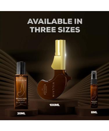 Revolver Eau de Parfum for Men - Gold Edition | Premium Long Lasting Woody Oriental Fragrance - 100ml - Buy Online on GoSupps.com