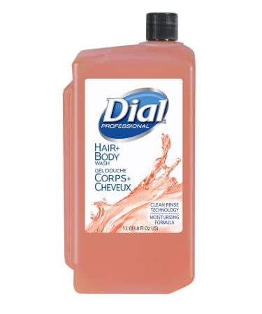 Dial-1127055 Hair + Body Wash 1L Refill Catridge (Pack of 8)