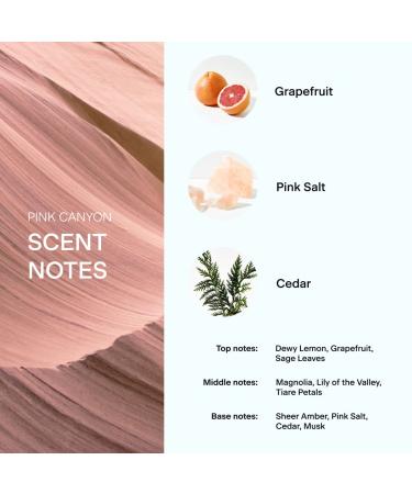 Skylar Pink Canyon Eau de Parfum - Hypoallergenic & Clean Perfume for Women & Men Vegan & Safe for Sensitive Skin - Notes of Grapefruit Pink Salt & Cedar - 10mL /0.33 Fl oz - Buy Online on GoSupps.com