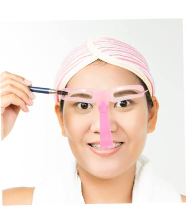Didiseaon 15 Sets Eyebrow Aid Eyebrow Pen Brush Plastic Convenient Eyebrow Stencil Portable Card Travel 12X11X8CMx5pcs Pinkx5pcs - Buy Online on GoSupps.com