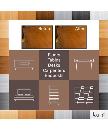 Katzco Furniture Repair Kit Wood Markers - Set of 17 for Stains, Scratches, and Touch-Ups - Ideal for Floors, Tables, and Carpentry Projects - Buy Online on GoSupps.com