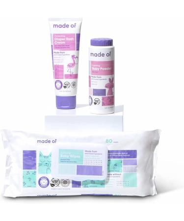 Organic Corn Starch Baby Powder for Sensitive Skin - NSF Organic Certified - Made in USA - Fragrance-Free - 3.4oz (Pack of 2) - Buy Online on GoSupps.com