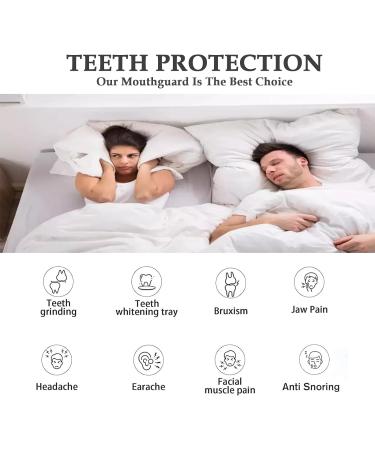 Senshuomy Mouth Guard for Teeth Grinding Sleep Mouth Guard Anti Grinding Mouth Guard for Sleeping at Night Reusable Mouth Guards Grinding Teeth for Adults & Kids to Prevent Bruxism 4 Pcs - Buy Online on GoSupps.com